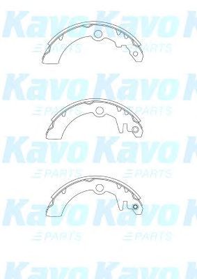 KAVO PARTS bs8937 -  Комплект тормозных колодок